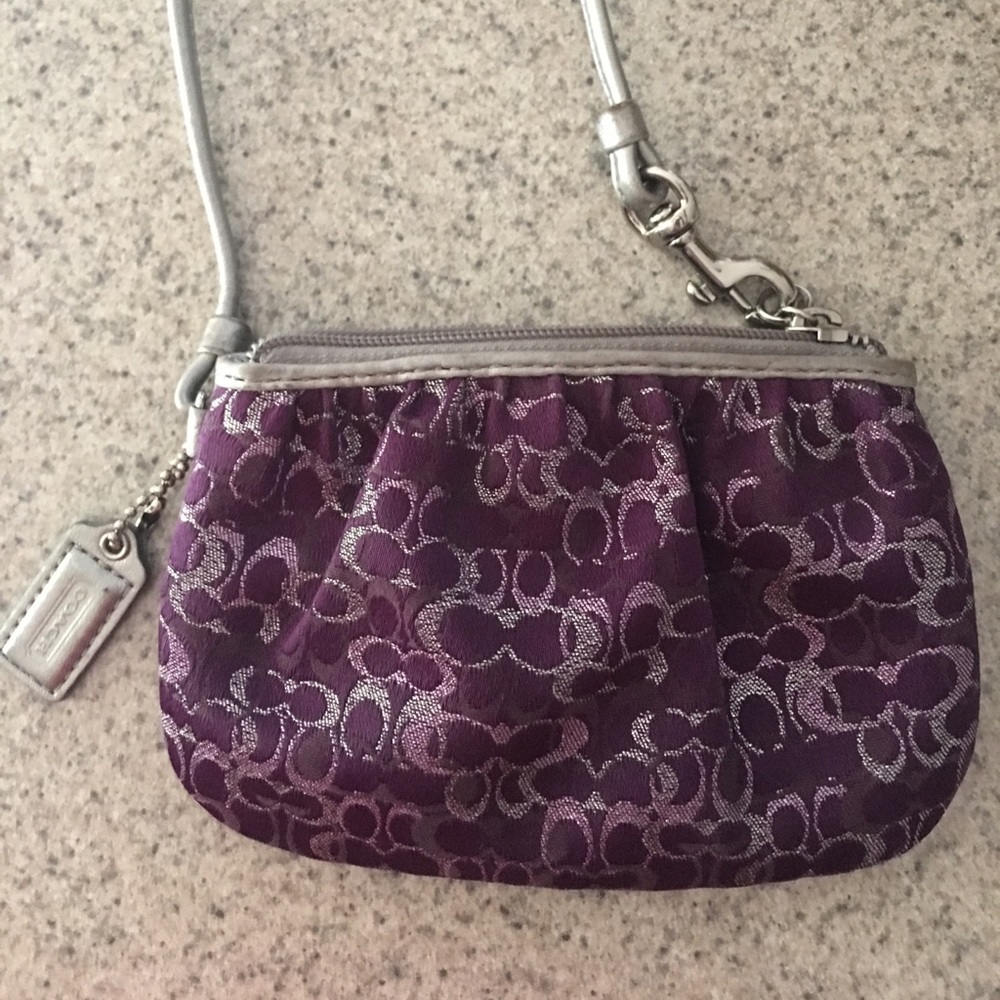 Coach wristlet purse